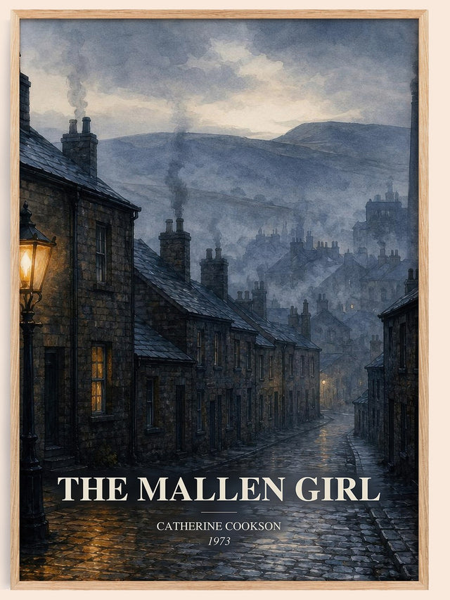 The Mallen Girl Book Watercolour Illustration by Catherine Cookson