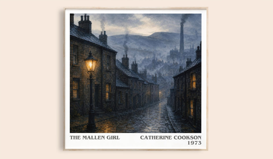 The Mallen Girl literary book poster by Catherine Cookson – framed literary art print