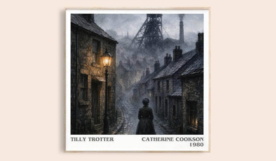 Tilly Trotter literary book poster by Catherine Cookson – framed literary art print