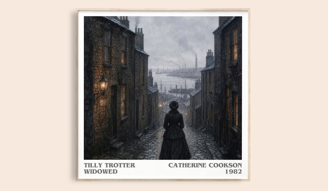 Tilly Trotter Widowed literary book poster by Catherine Cookson – framed literary art print