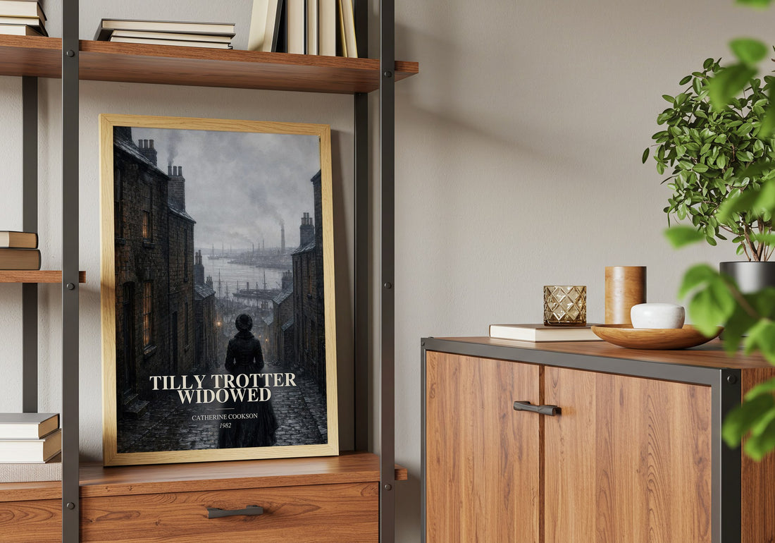 Tilly Trotter Widowed book watercolour illustration paper finish options – matte satin gloss