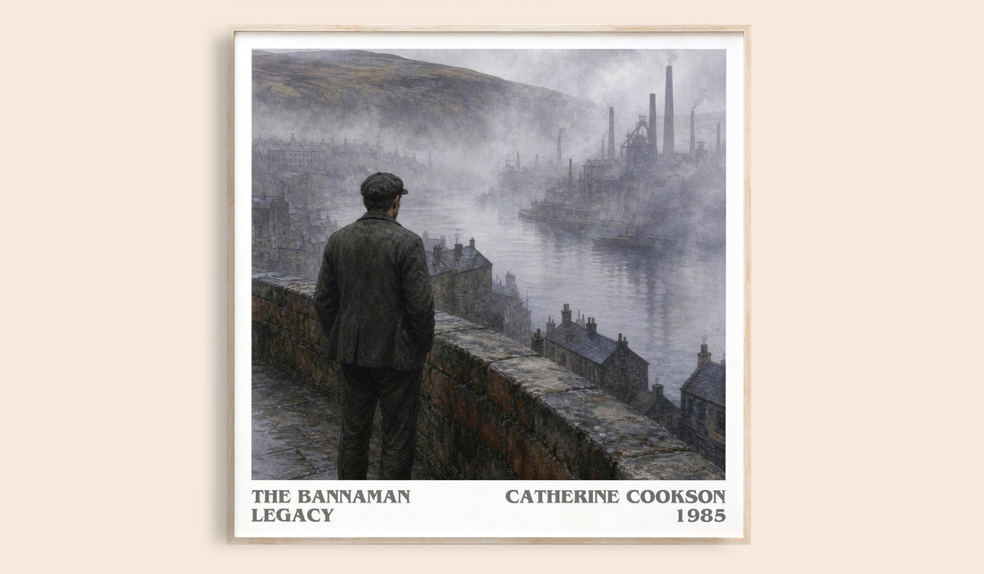 The Bannaman Legacy literary book poster by Catherine Cookson – framed literary art print