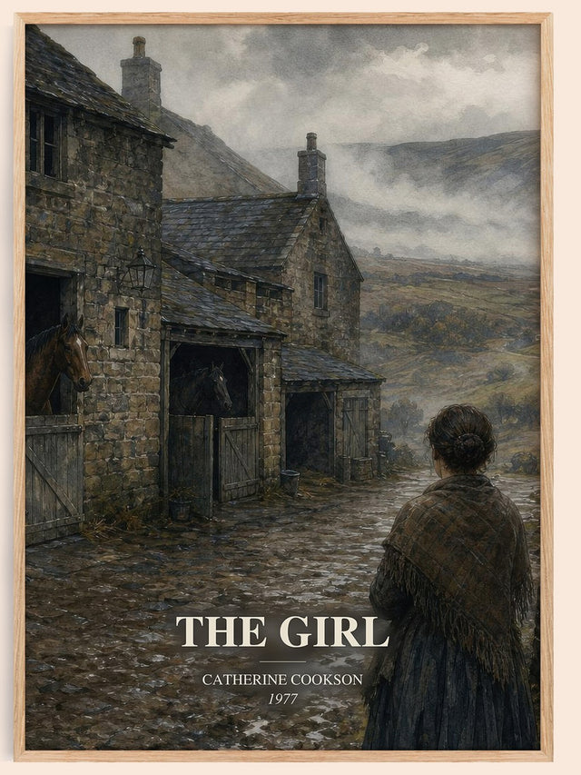 The Girl Book Watercolour Illustration by Catherine Cookson