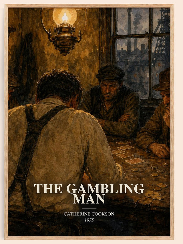 The Gambling Man Book Watercolour Illustration by Catherine Cookson