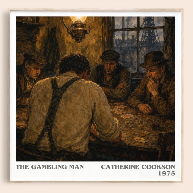 The Gambling Man Literary Art Print by Catherine Cookson