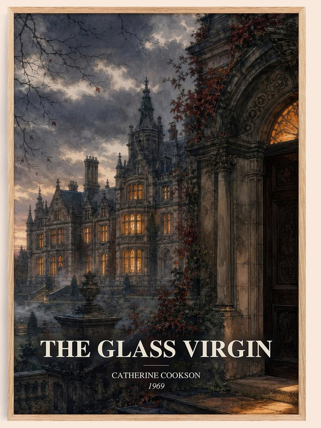 The Glass Virgin Book Watercolour Illustration by Catherine Cookson