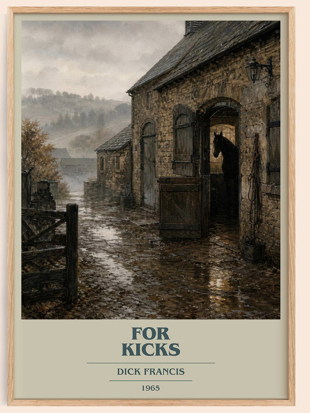 For Kicks Book Cover Poster by Dick Francis