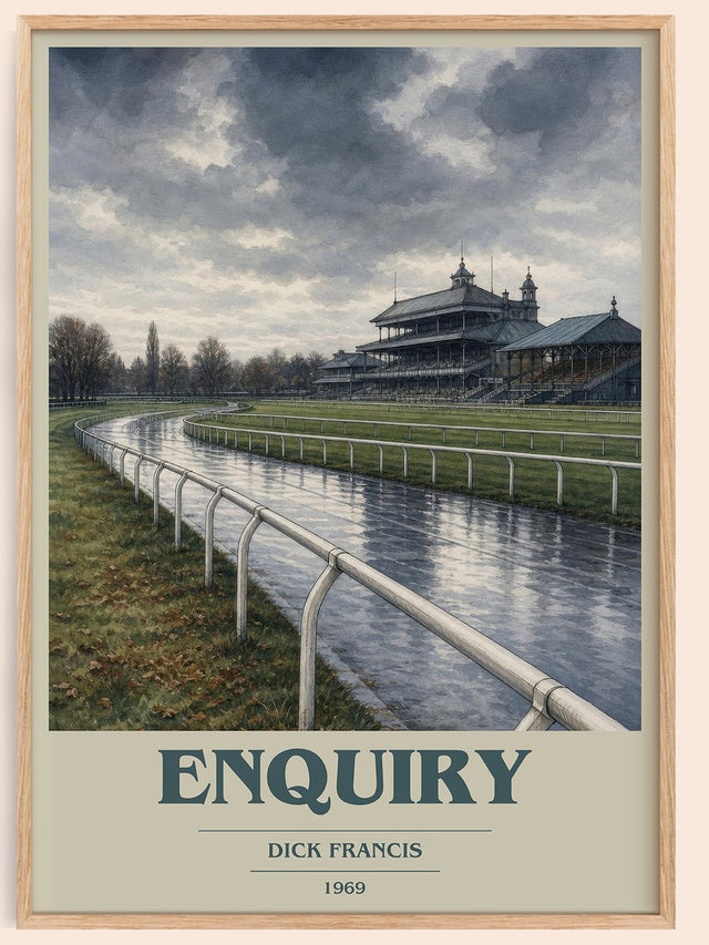 Enquiry Book Cover Poster by Dick Francis