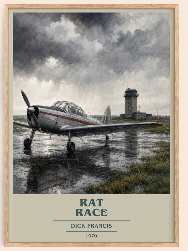 Rat Race Book Cover Poster by Dick Francis