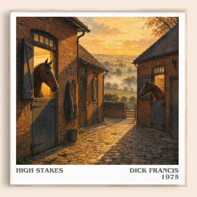High Stakes Literary Art Print by Dick Francis