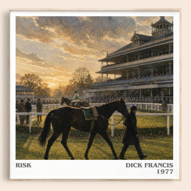 Risk Literary Art Print by Dick Francis