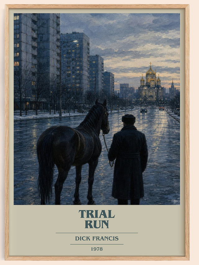 Trial Run Book Cover Poster by Dick Francis
