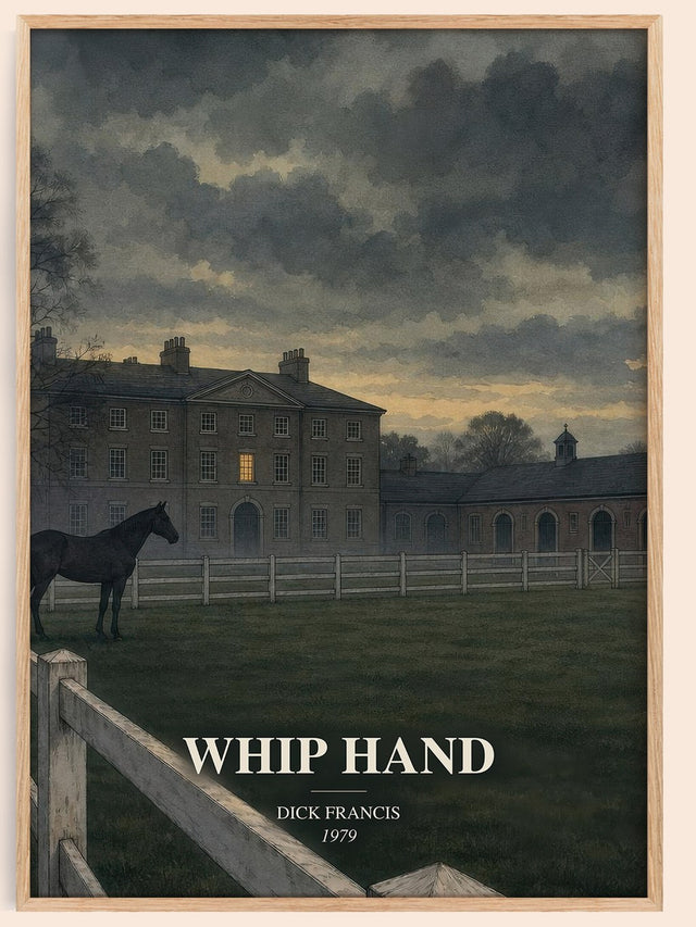 Whip Hand Book Watercolour Illustration by Dick Francis