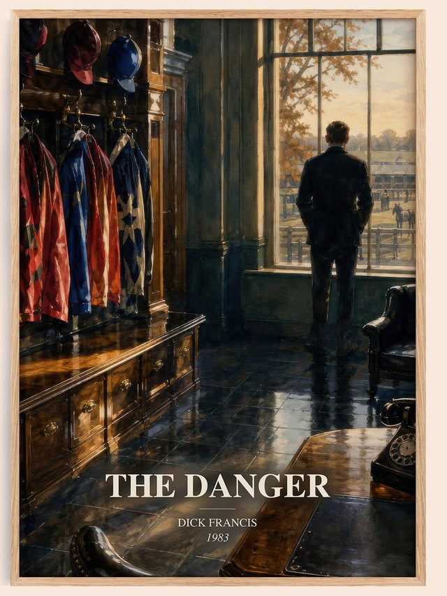 The Danger Book Watercolour Illustration by Dick Francis