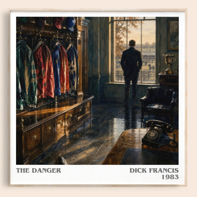 The Danger Literary Art Print by Dick Francis