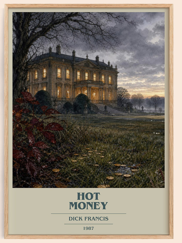 Hot Money Book Cover Poster by Dick Francis