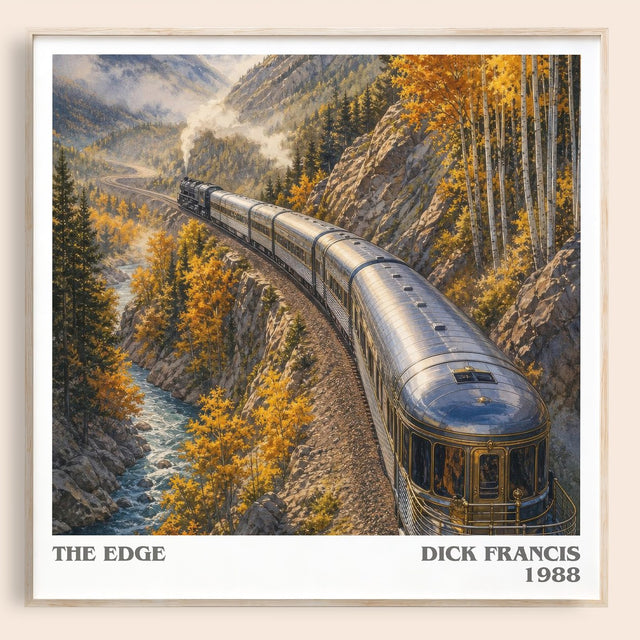 The Edge Literary Art Print by Dick Francis