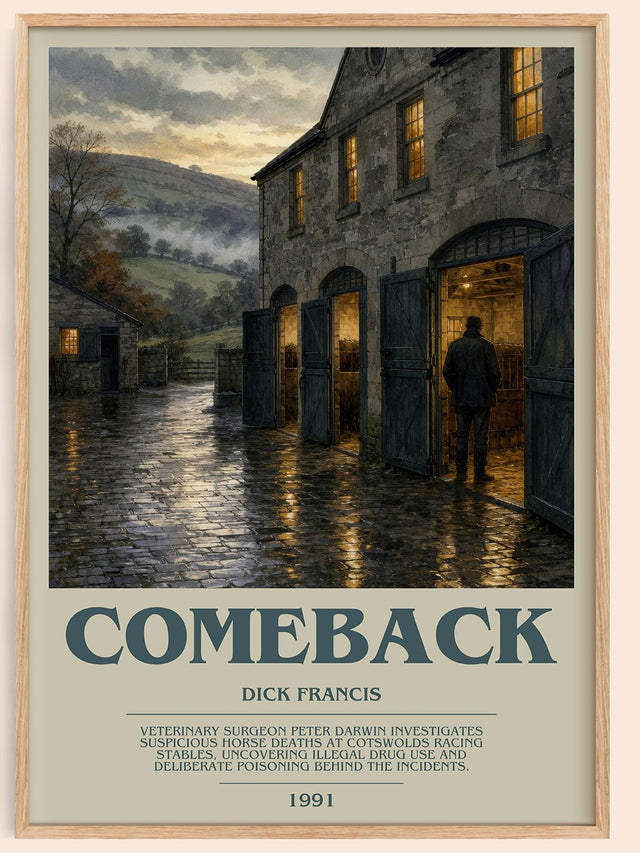 Comeback Bookish Wall Art by Dick Francis