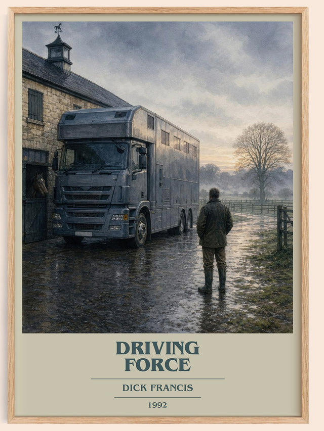 Driving Force Book Cover Poster by Dick Francis