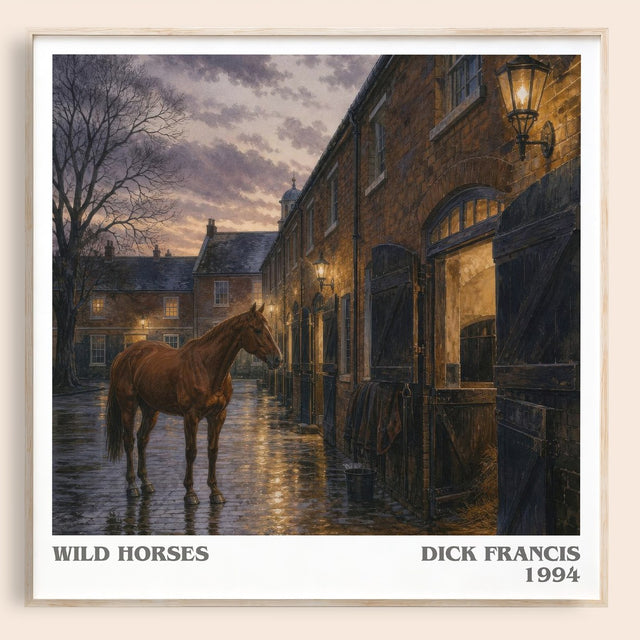 Wild Horses Literary Art Print by Dick Francis