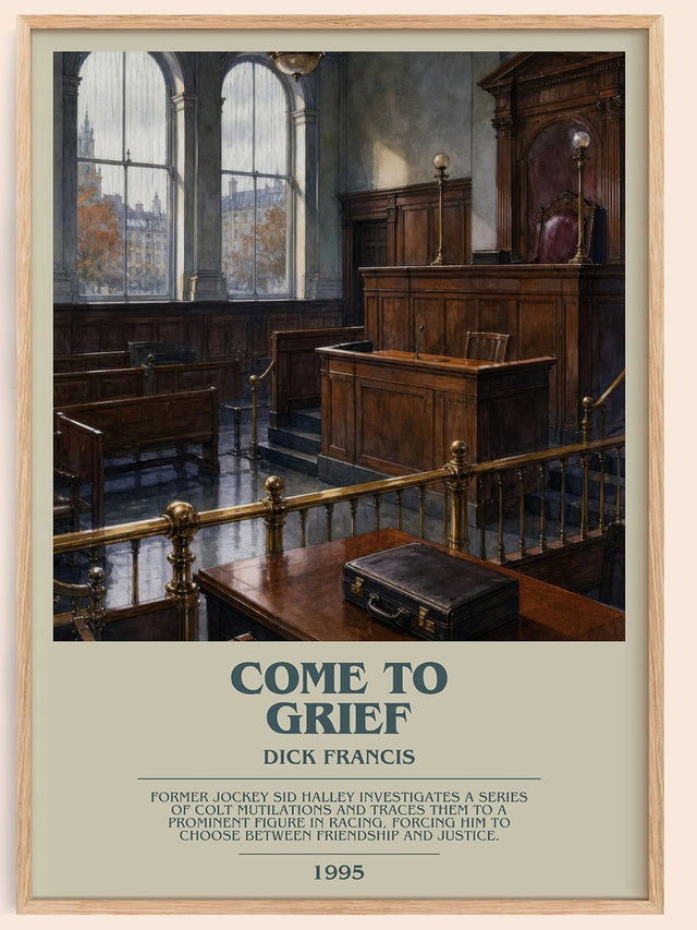 Come to Grief Bookish Wall Art by Dick Francis