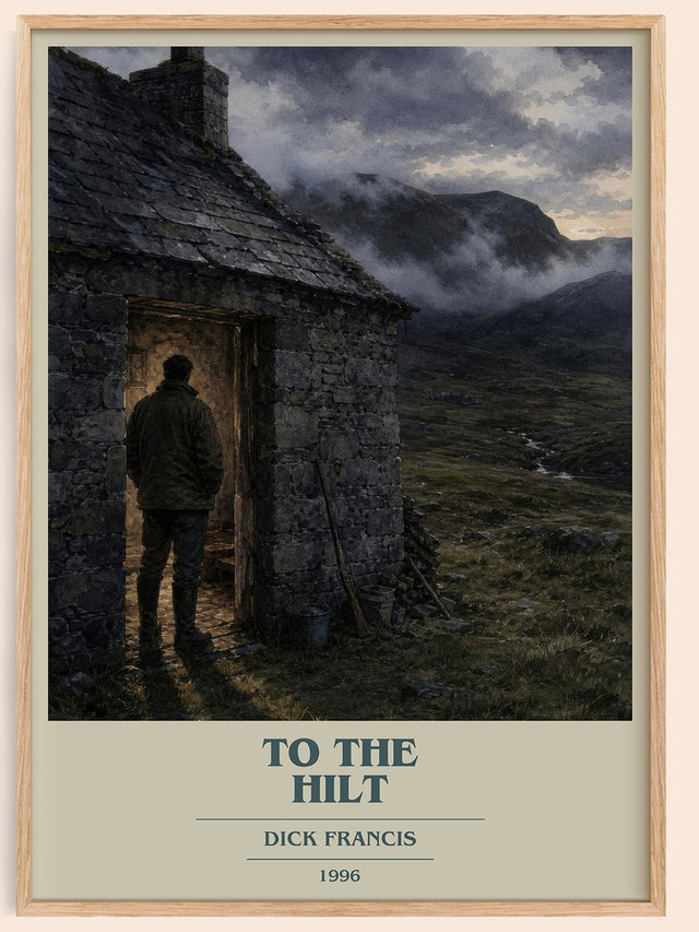 To the Hilt Book Cover Poster by Dick Francis
