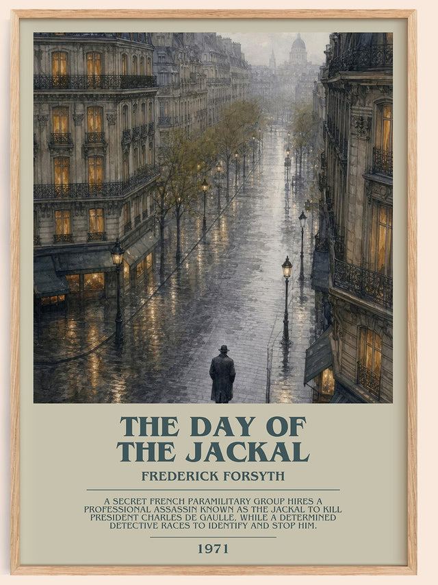 The Day of the Jackal Bookish Wall Art by Frederick Forsyth