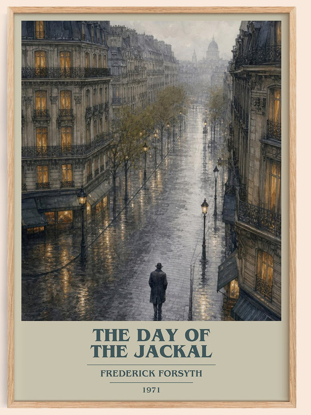 The Day of the Jackal Book Cover Poster by Frederick Forsyth