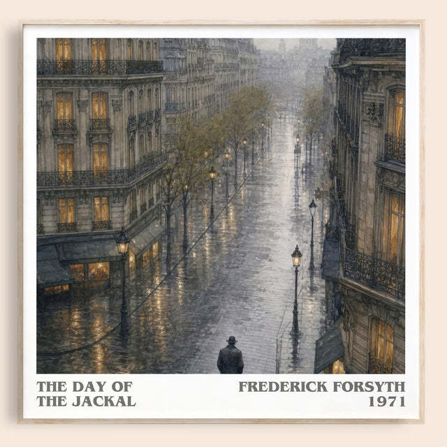 The Day of the Jackal Literary Art Print by Frederick Forsyth