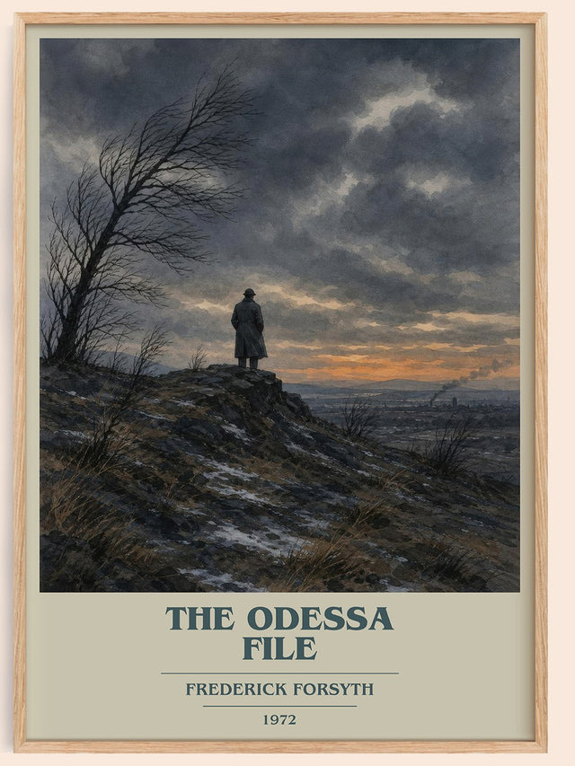 The Odessa File Book Cover Poster by Frederick Forsyth