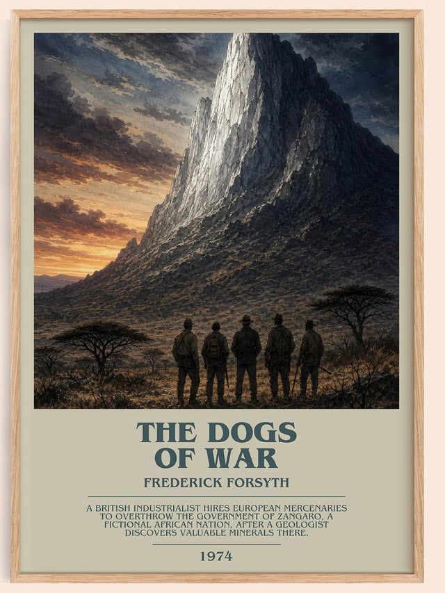 The Dogs of War Bookish Wall Art by Frederick Forsyth