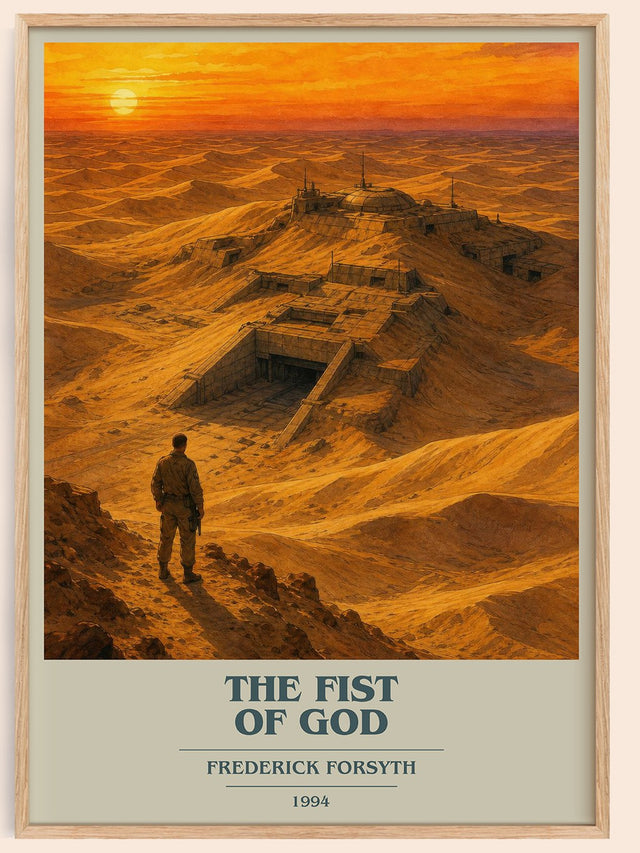 The Fist of God Book Cover Poster by Frederick Forsyth