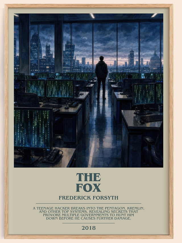 The Fox Bookish Wall Art by Frederick Forsyth