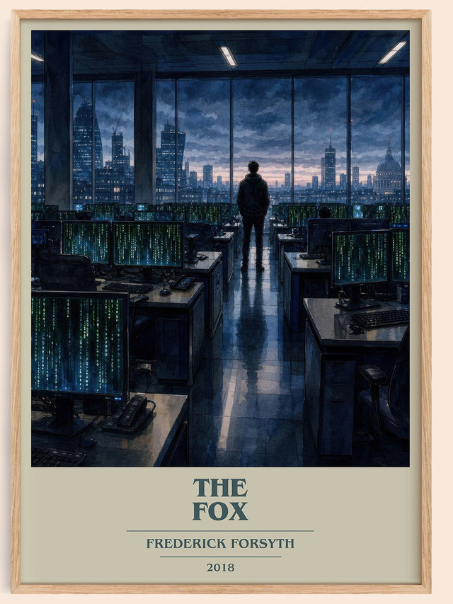 The Fox Book Cover Poster by Frederick Forsyth