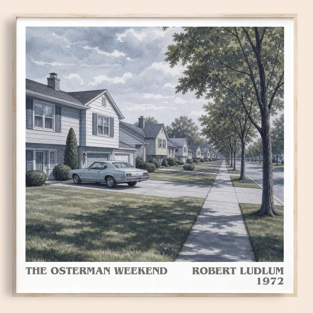 The Osterman Weekend Literary Art Print by Robert Ludlum