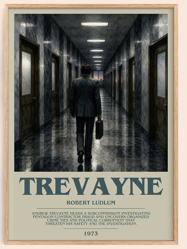 Trevayne Bookish Wall Art by Robert Ludlum
