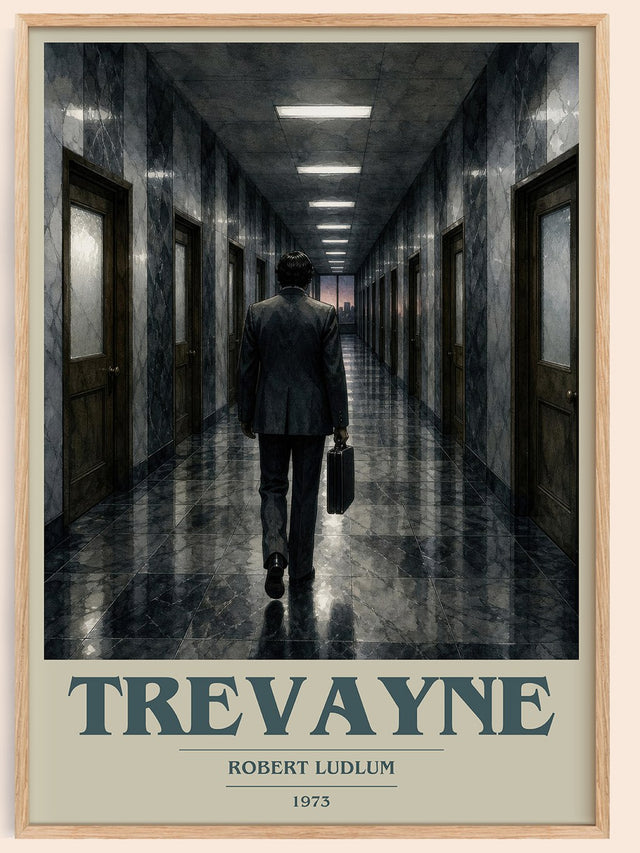 Trevayne Book Cover Poster by Robert Ludlum