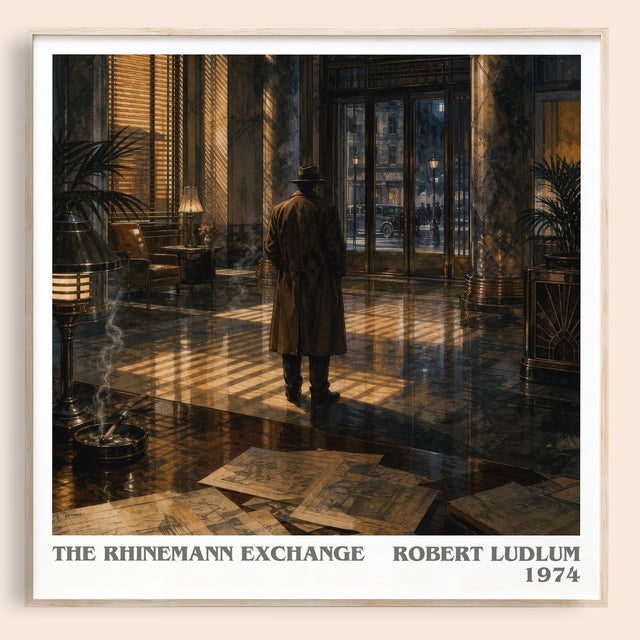 The Rhinemann Exchange Literary Art Print by Robert Ludlum