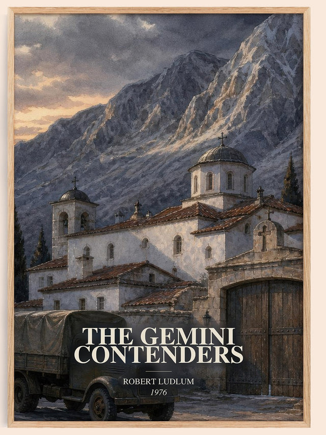The Gemini Contenders Book Watercolour Illustration by Robert Ludlum
