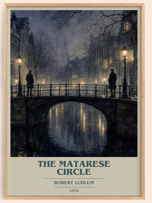 The Matarese Circle Book Cover Poster by Robert Ludlum