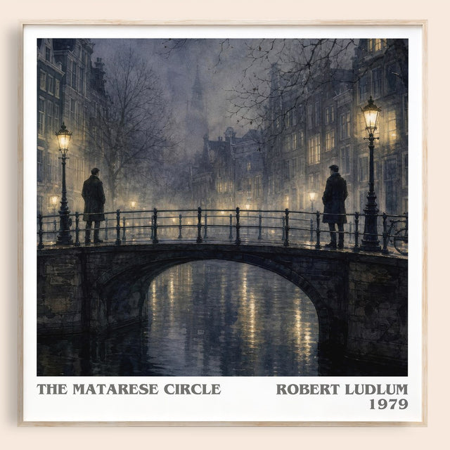 The Matarese Circle Literary Art Print by Robert Ludlum
