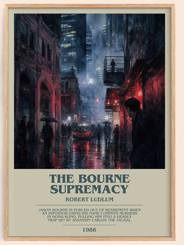 The Bourne Supremacy Bookish Wall Art by Robert Ludlum