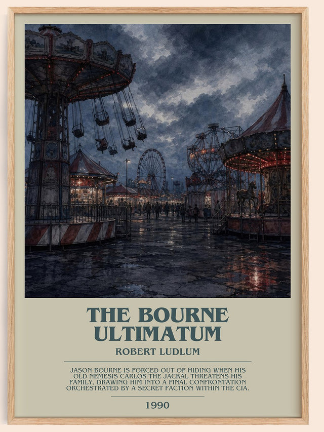 The Bourne Ultimatum Bookish Wall Art by Robert Ludlum