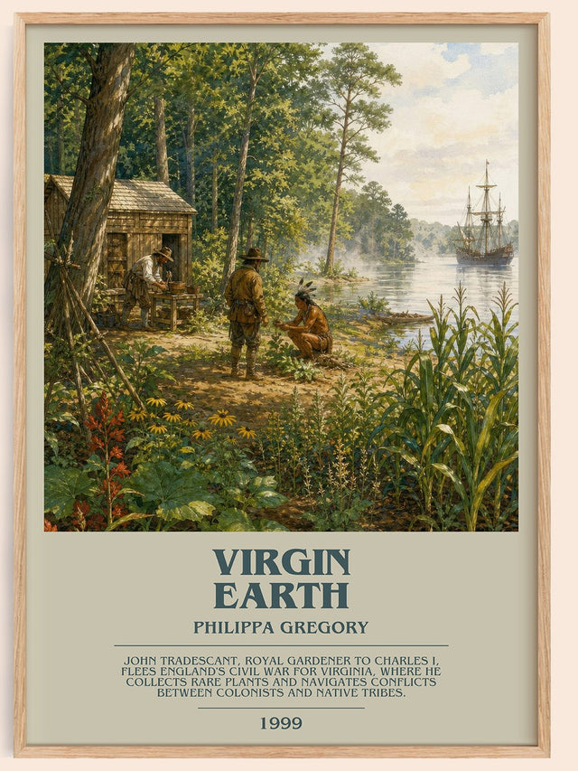 Virgin Earth Bookish Wall Art by Philippa Gregory