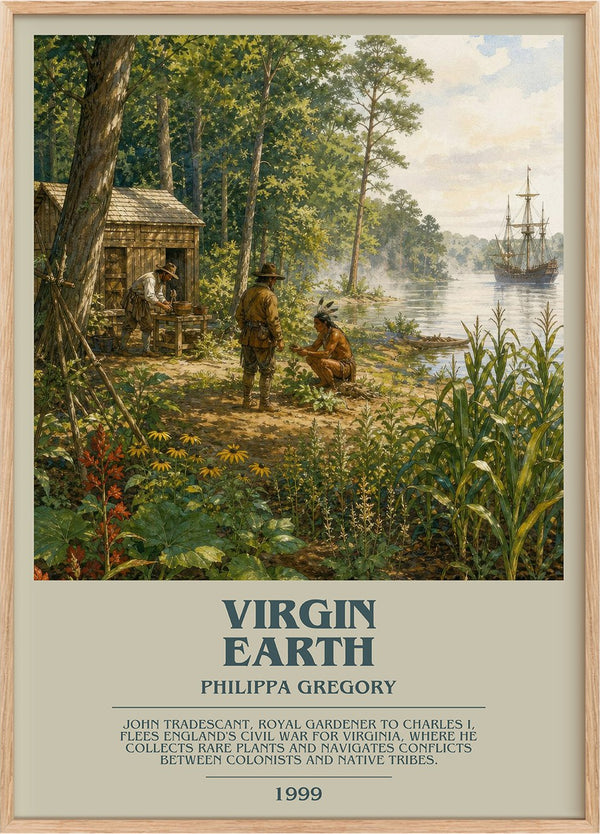 Virgin Earth Bookish Wall Art by Philippa Gregory