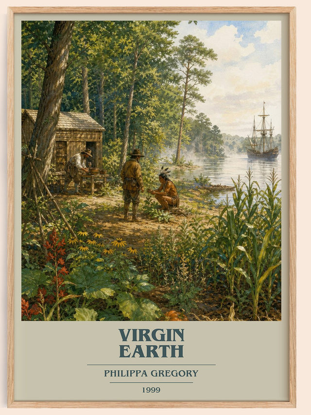 Virgin Earth Book Cover Poster by Philippa Gregory