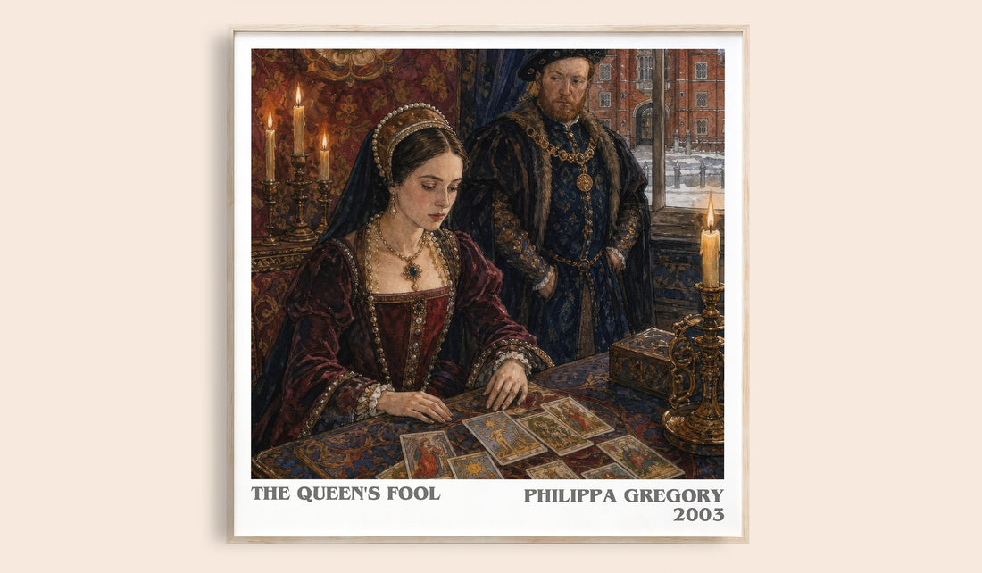 The Queen's Fool literary book poster by Philippa Gregory – framed literary art print
