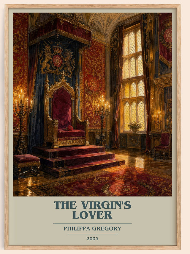The Virgin's Lover Book Cover Poster by Philippa Gregory