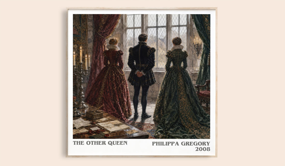 The Other Queen literary book poster by Philippa Gregory – framed literary art print