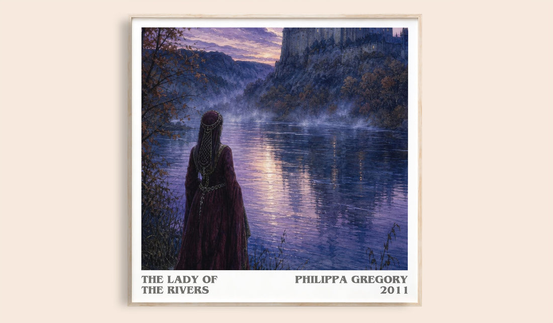 The Lady of the Rivers literary book poster by Philippa Gregory – framed literary art print